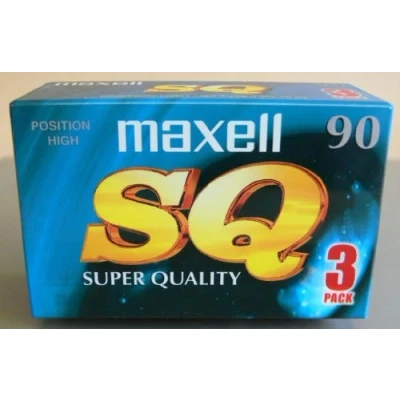 Abbildung von Maxell SQ 90 Audio Kassette, 3 Stück