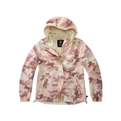 Abbildung von Brandit Windbreaker Frontzip Leichte Jacke, Damen, Größe: 5XL, Candy camo