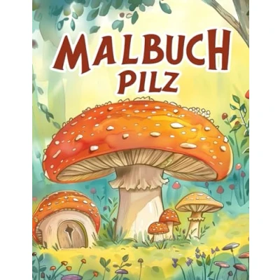 Abbildung von Pilz Malbuch: Für Kinder im Alter von 412 Jahren