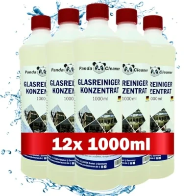 Abbildung von PandaCleaner Glas &amp; Fenster Reiniger Fensterreiniger Streifenfreie Reinigung Glasreiniger (1 St. 1000ml Flaschen 1l)