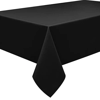 Abbildung von Quadratische Tischdecke Textil 180 x cm, Farbe wählbar Schwarz