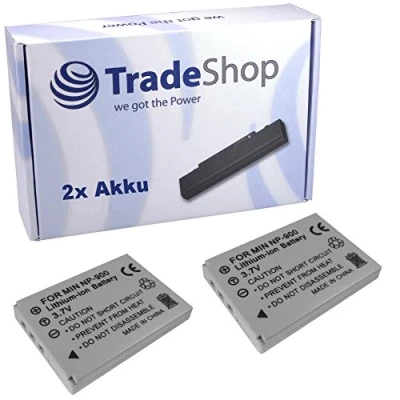 Abbildung von 2X Trade Shop Kamera Li Ion Akku für Premier DM6331 DM 6331 TCM Digitalkamera 4,2 229526 237525 Agfa 4Ti 4 Ti Prosio SlimNeo Xi Aldi Slimline X5 X 5 Aosta DA5091 DA4092 DA5094 DA 5091 4092 DA5 094