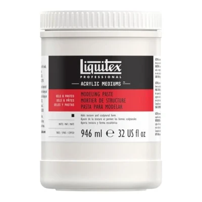 Abbildung von Liquitex 5532 Professional Modellierpaste für Acrylfarben größere Strukturen, Skulpturen oder Basisreliefs 946 ml