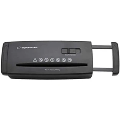 Abbildung von Esperanza EN104 Paper Shredder Strip shredding 22 cm Black