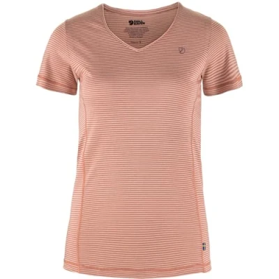 Abbildung von Fjällräven Abisko Cool Damen T Shirt (Blau S ) Laufbekleidung