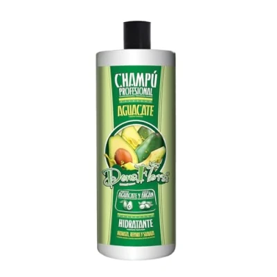 Abbildung von DONA FLORA Feuchtigkeitsspendendes Shampoo Avocado &amp; Argan für weiches und nährendes Haar pflanzliche Formel ohne Parabene oder Sulfate 1000 ml