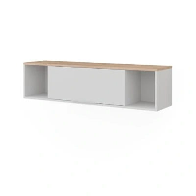 Abbildung von Vicco Wandregal Betti, Weiß/Sonoma, 120 x 30 cm