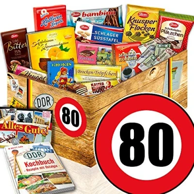 Abbildung von Geschenkset 80. Geburtstag/Ossi Paket/Geschenke 80 Geburtstag