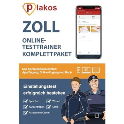Abbildung von Einstellungstest Zoll: Eignungstest erfolgreich bestehen 1.000 Aufgaben mit Lösungen Erfahrungsberichte, Fachwissen, Allgemeinwissen, Logik, Konzentration, Sprache Mittlerer &amp; gehobener Dienst