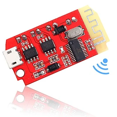 Abbildung von 3.7 5V Bluetooth Empfängermodul DC Verstärkerplatine 5W, Stereo Audio verstärker Mini Wireless Chip modul für DIY drahtlose Lautsprecher