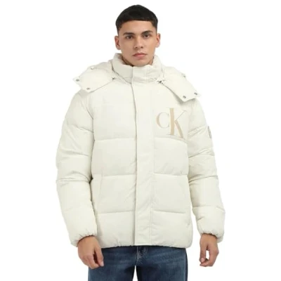 Abbildung von Calvin Klein Jeans Essentials Jacket Winterjacke, Herren, Größe: XXL, Ivory