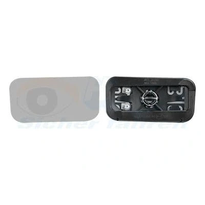 Abbildung von VAN WEZEL 2973834 Außenspiegelglas rechts unterer Teil MERCEDES BENZ: Sprinter 3 t Kastenwagen, 3.5 Kastenwagen