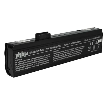 Abbildung von vhbw 1x Akku kompatibel mit Fujitsu Siemens Amilo Pi2510, Pi2512, Pi2520, Pi2515, Pi1510 Notebook (4400 mAh, 11,1 V, Li Ion)