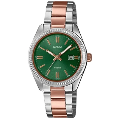 Abbildung von Casio Uhr silvercoloured/goldcoloured, Damen, Größe: One Size, Silver coloured/gold coloured