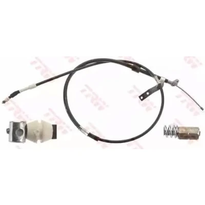 Abbildung von TRW GCH711 Handbremsseil 1707, 1480 Scheibenbremse TOYOTA: Celica VII Coupe