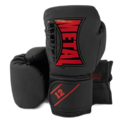 Abbildung von METAL Boxe Gants de Entraînement Starter Noir/Rouge 12 oz