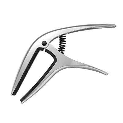Abbildung von Ernie Ball Axis Dual Radius Capo Silber Satin