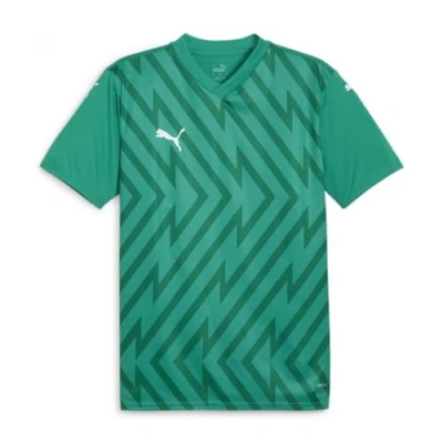 Abbildung von Puma Teamglory Sport Tshirt für Kinder, Größe: 116, Gruenweissgruen