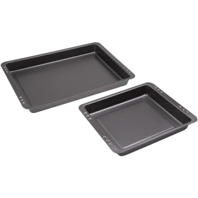 Abbildung von Backblech Set Auflaufformen 2 in1 CHG Made in Germany, 42,0 x 29,0 4 cm und 23,0 4,0