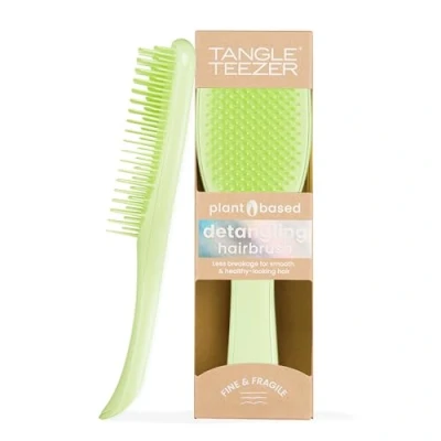 Abbildung von Tangle Teezer Plant Based Ultimate Detangler Brush, trockene und nasse Haarbürste, beseitigt Knoten reduziert Haarbruch für farbbehandelte, feine zerbrechliche Haartypen, Matcha Grün