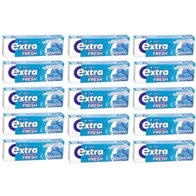 Abbildung von Wählen Sie unter 4 verschiedenen Sorten Wrigleys Extra Professional Fresh jeweils 15 x10 Dragees Ein Angebot von FISGUS by krass shoppen de (Strong Mint)