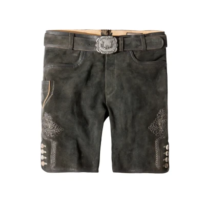 Abbildung von Stockerpoint Herren Corbi4 Trachtenlederhose, Graphit gespeckt, 44