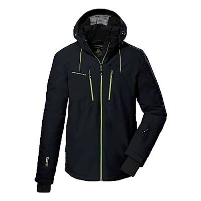 Abbildung von Killtec Funktions MIT Abzippbarer Kapuze UND Schneefang KSW 44 Winterjacke, Herren, Größe: XXL, Schwarz