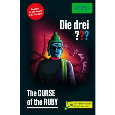 Abbildung von PONS Die Drei ??? the Curse of Ruby: Englisch lernen mit Justus, Peter und Bob Hörbuch in der Scan2Learn App