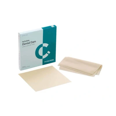 Abbildung von HySolate Latex Dental Dam hell stark 152x152mm, 36er 36 Kofferdam