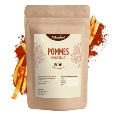 Abbildung von Pommes Gewürz Salz ohne Glutamat 100 g Pommesgewürz natürlich vom Achterhof