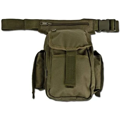 Abbildung von Mil Tec Miltec Oberschenkeltasche Multi Pack Olive Erwachsene, Unisex, OD Grün, Einheitsgröße