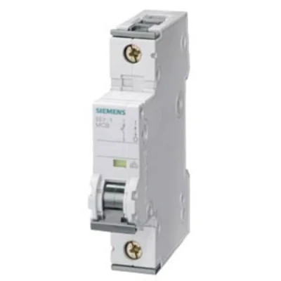 Abbildung von Siemens 5sy6 Leitungsschutzschalter 70 6 kA curva c 1 Polo 4 A