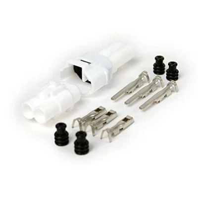 Abbildung von BGM Stecker Set Kabelbaum 2 Pin Typ 090 SMTO MT Sealed 0,85 1,25mm wasserdicht kompatibel für universal, Roller, Vespa, Motorrad