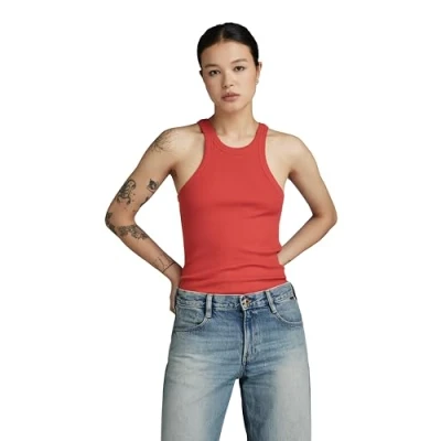 Abbildung von G STAR RAW Women&#039;s Tops Italian Army Ultra Slim Tank Top , Rosa (finch D22768 D289 5789), XL