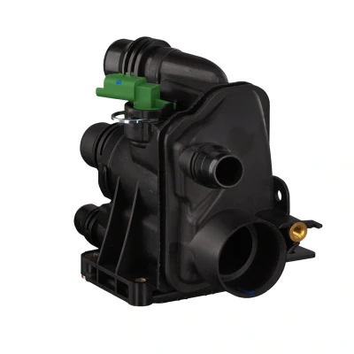 Abbildung von FEBI BILSTEIN 172244 Thermostatgehäuse mit Dichtung CITROËN: DS3 Schrägheck, C3 Picasso, Berlingo II, PEUGEOT: Partner II Tepee, 5008 I, 3008 I
