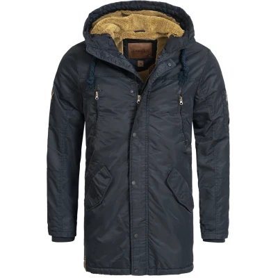Abbildung von Indicode Jeans Bardsley Wintermantel, Herren, Größe: Small, Navy
