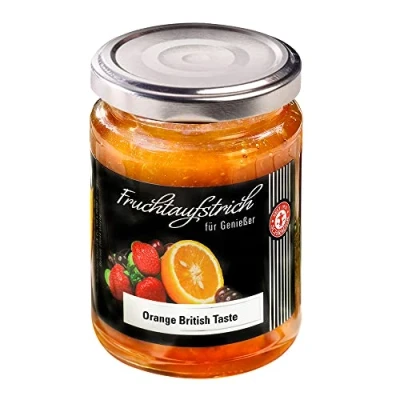 Abbildung von Schrader Orangenmarmelade British Taste Marmelade aus Orangen mit feinen Stückchen 250g