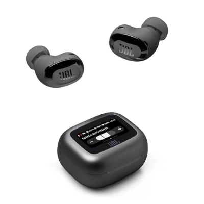 Abbildung von JBL Live Buds 3, Wireless Earbud Kopfhörer mit Bluetooth, 40 Stunden Akkulaufzeit, True Adaptive Noise Cancelling und hochauflösendem Signature Sound, IP55 wasserfest, Schwarz