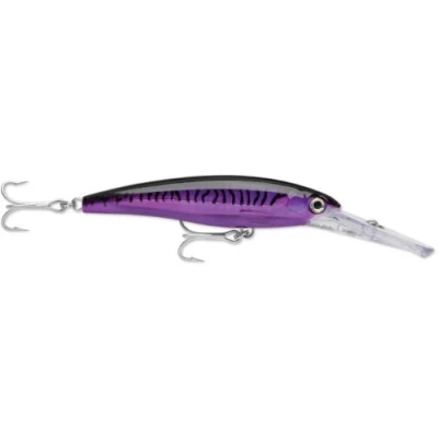 Abbildung von Rapala X Rap Magnum Angelköder Angelzubehör mit großer Tauchschaufel Salzwasser Spinnköder Lauftiefe 12m Fischköder 18cm, 97g Hergestellt in Estland Shark Mackerel UV