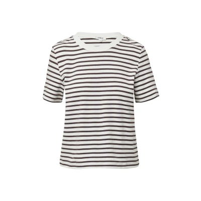 Abbildung von s.Oliver Tshirt print, Damen, Größe: 34, Mokka