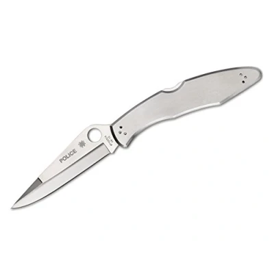Abbildung von Spyderco Messer Police Plain, grau, One Size