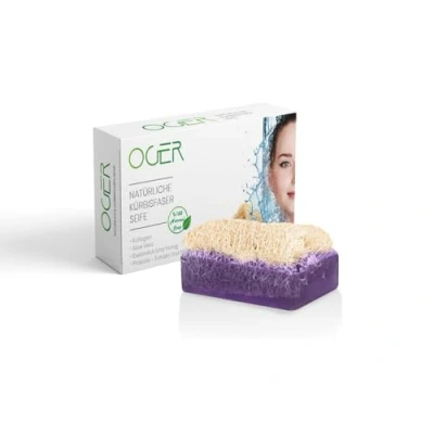 Abbildung von OGER Natürliche Kürbisfaser Seife 110 Gr Kollagen 1Stück