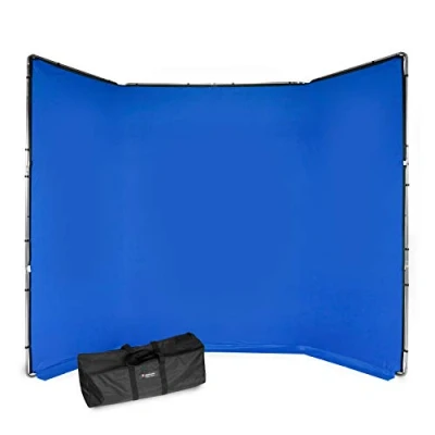 Abbildung von Chroma Key FX 4m x 2.9m Background Kit Blue