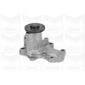 Abbildung von GRAF PA1000 Wasserpumpe mit Dichtring mechanisch Stahlblech für Keilrippenriementrieb MITSUBISHI: Colt 6, VI CZC Cabrio, SMART: Forfour I