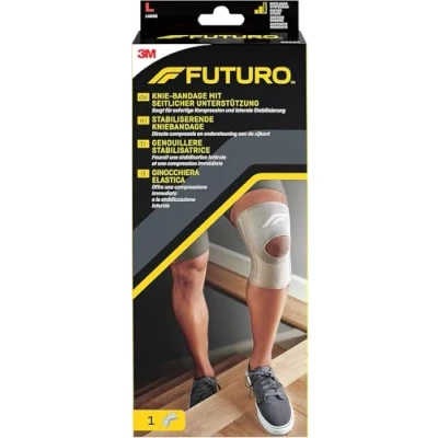 Abbildung von FUTURO Knie Bandage mit seitlicher Unterstützung 46165, L (43.2 49.5 cm)