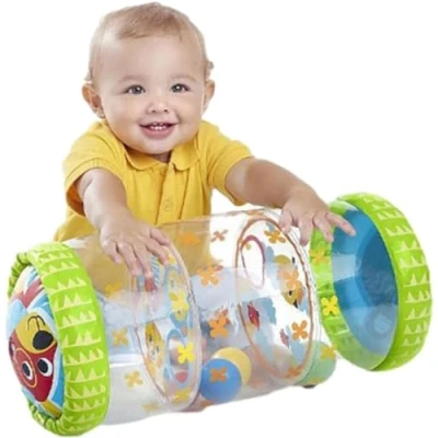 Abbildung von Beenavee Baby Rolle Krabbelrolle Krabbelspielzeug krabbelhilfe für Babys,Aufblasbares Rollerspielzeug, Babys, Krabbel und Kletterball Kleinkinder, beste Lernspiele