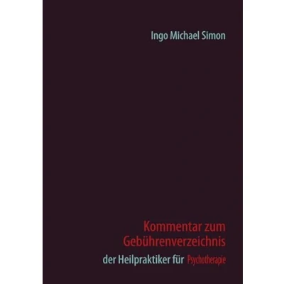 Abbildung von Kommentar zum Gebührenverzeichnis der Heilpraktiker für Psychotherapie