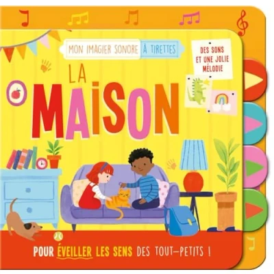 Abbildung von MON IMAGIER SONORE À TIRETTES LA MAISON: Des sons et une jolie mélodie