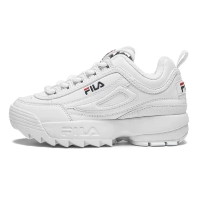 Abbildung von FILA Unisex Kinde Disruptor kids Sneaker, White, 33 EU
