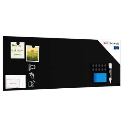 Abbildung von ALLboards Rahmenloses SLIMboard Kreideoberfläche 90x30 cm + GRATIS